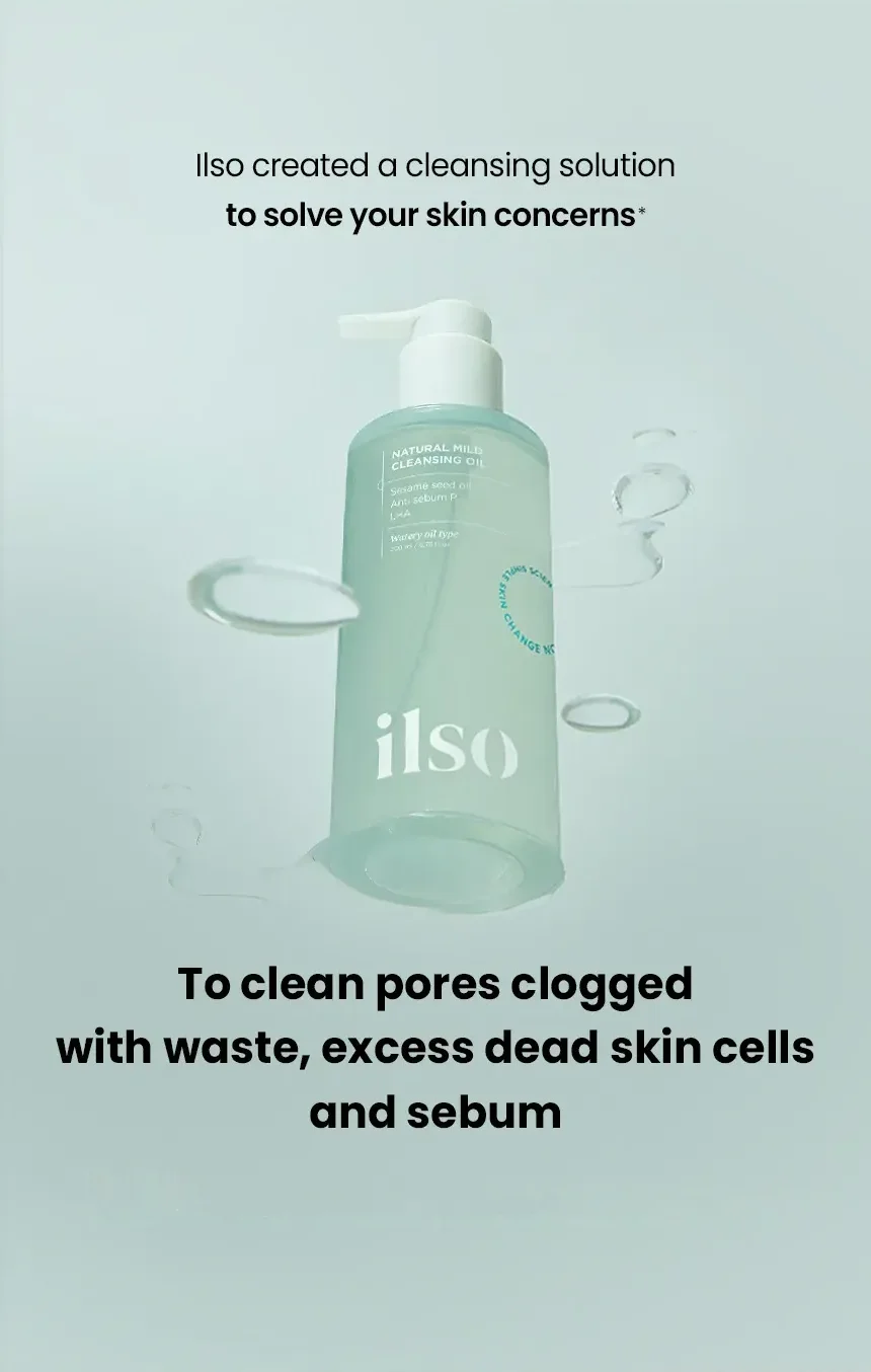 ilso Natural Mild Cleansing Oil 6.76 fl. oz.(200ml) detail 1