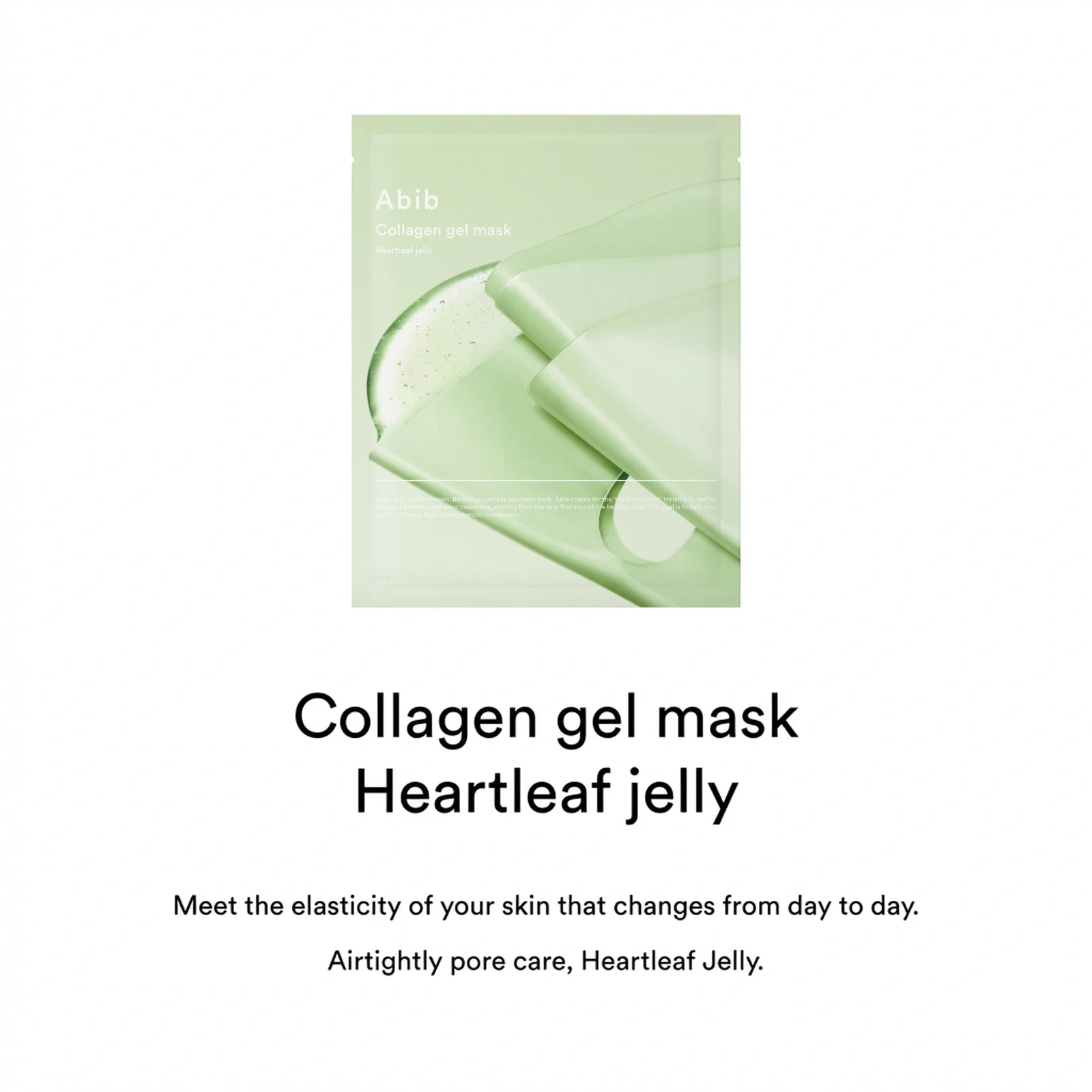 Abib Collagen Gel Mask Heartleaf Jelly 1.23 oz.(35g) detail 1