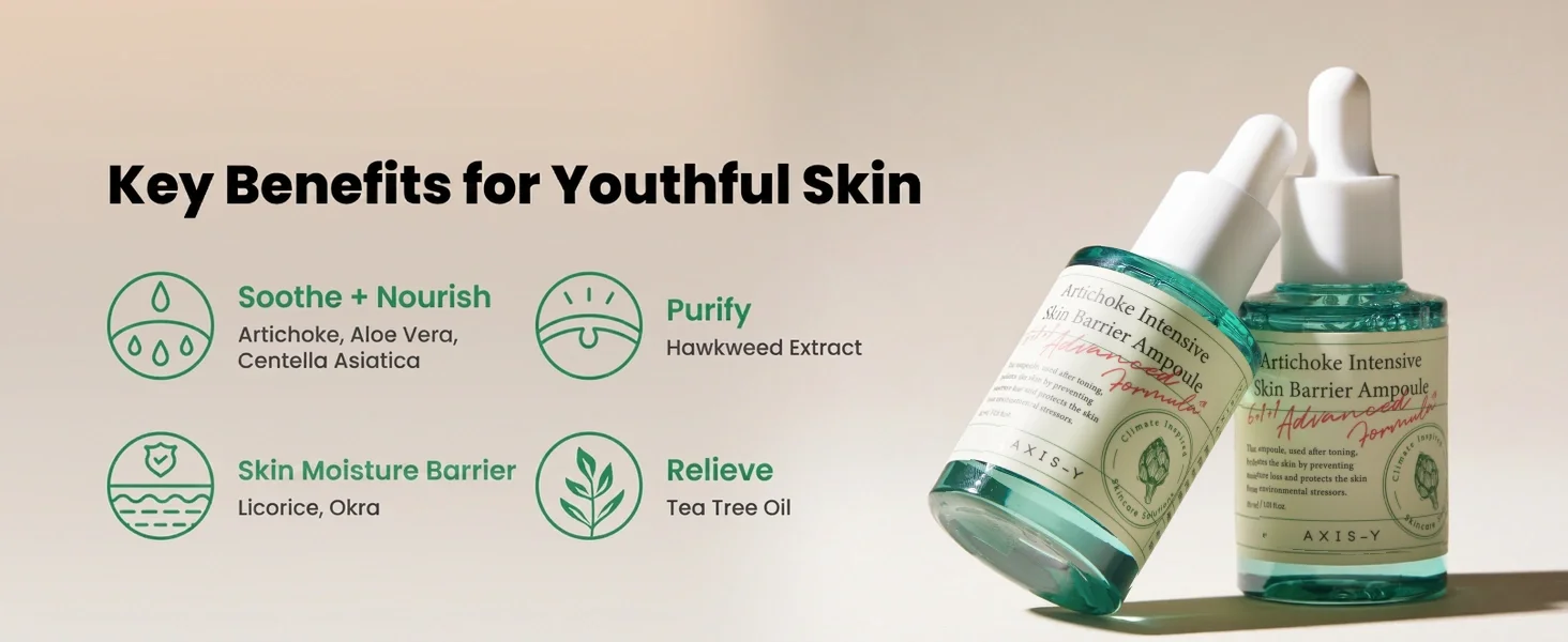 AXIS-Y Artichoke Intensive Skin Barrier Ampoule 1.01 fl. oz.(30ml) detail 3
