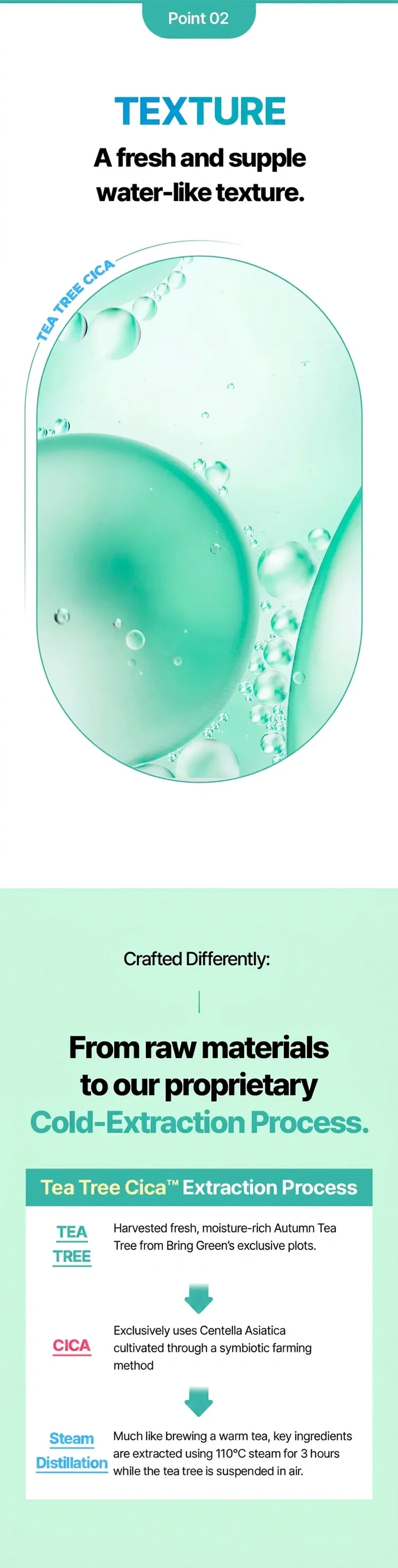 BRING GREEN Tea Tree Cica Sensitive Cleansing Water 16.90 fl. oz.(500ml) detail 2