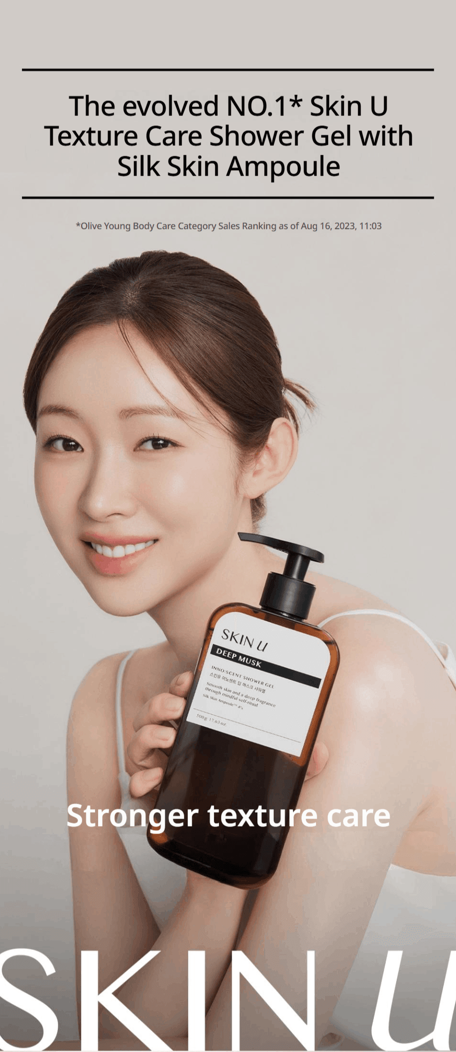 Skin U Inno:scent eau De Floral Shower Gel 17.63 oz.(500g) detail 1