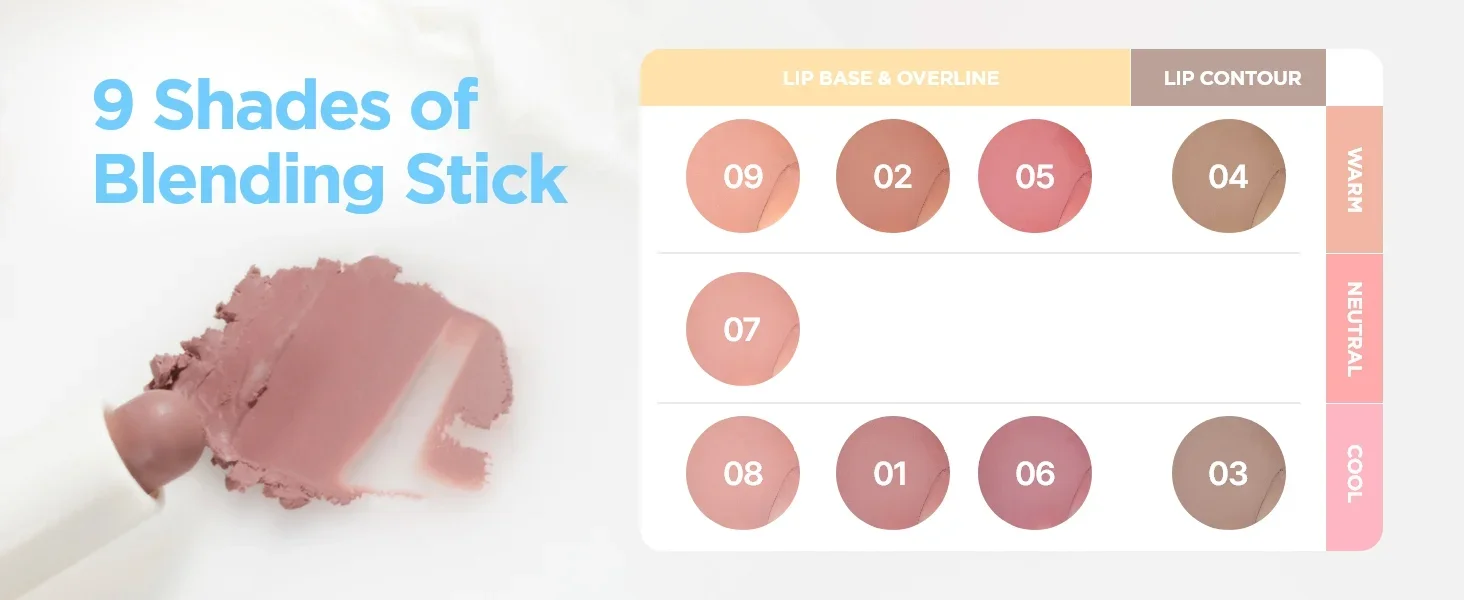 [9colors] lilybyred Smiley Lip Blending Stick 0.028 oz.(0.8g) detail 9