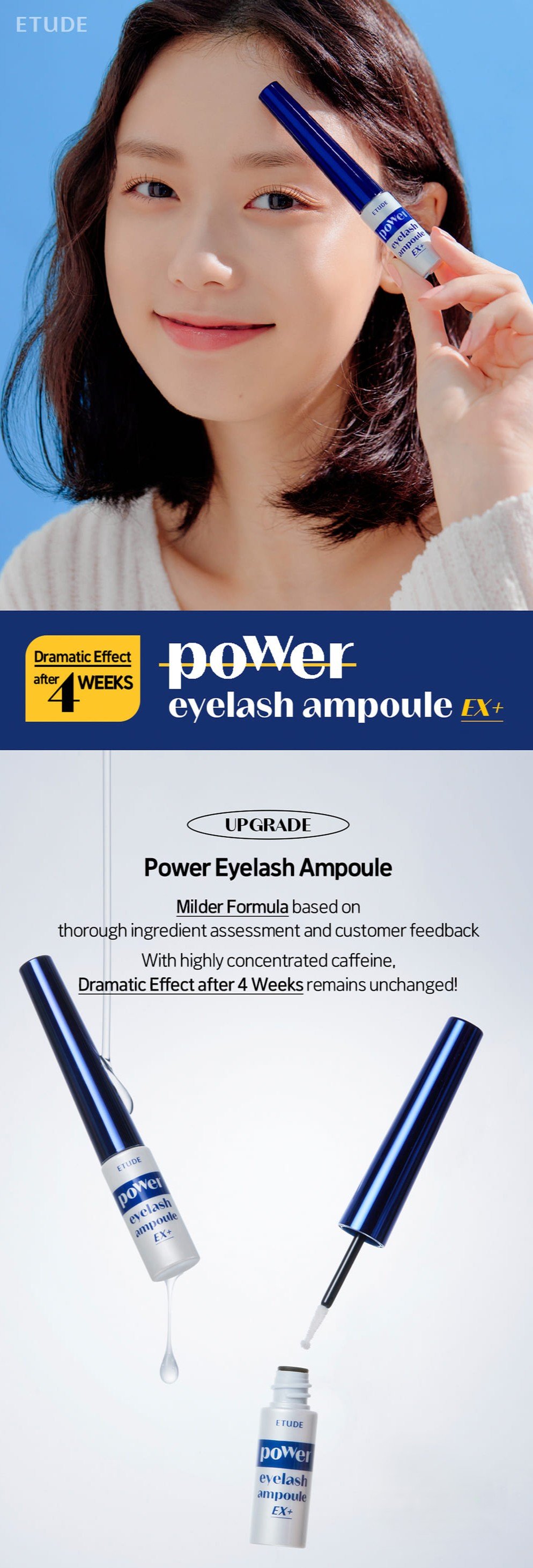 ETUDE Power Eyelash Ampoule 0.21 oz.(6g) x 2ea detail 1