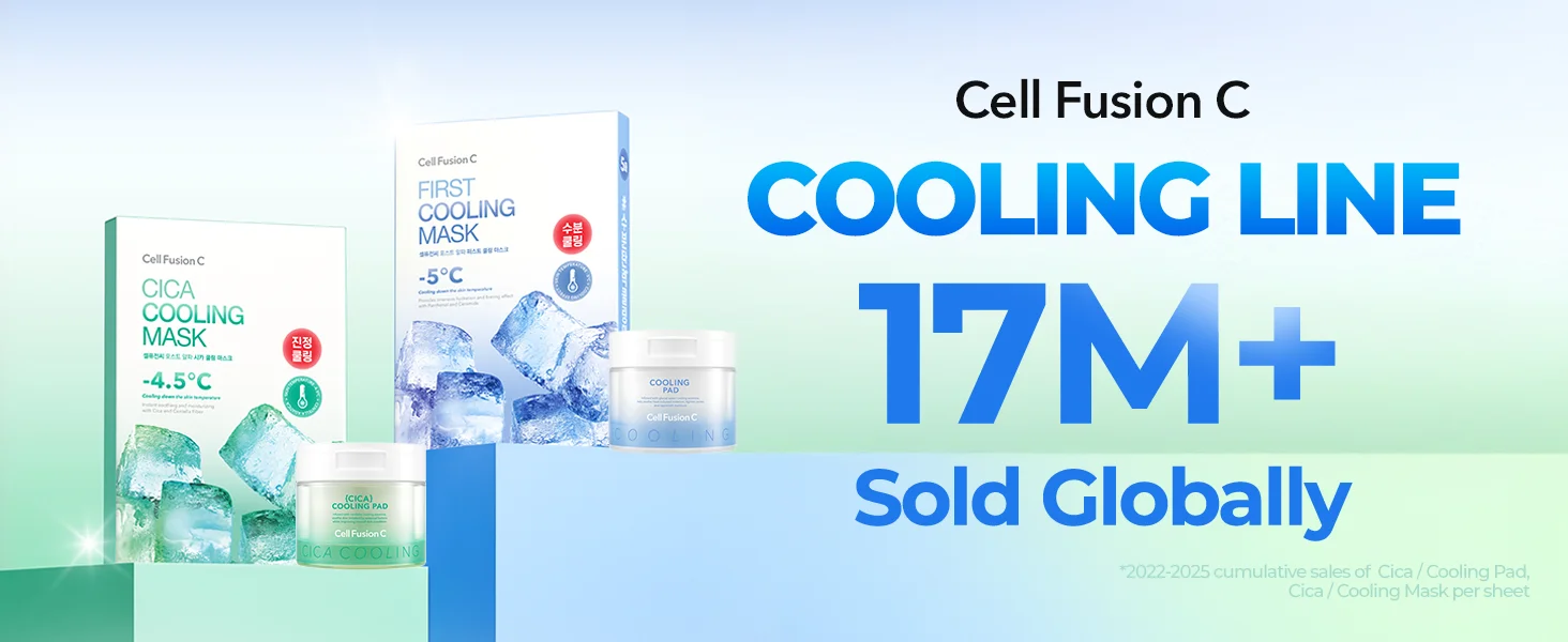 Cell Fusion C Post Α Cica Cooling Mask 0.95 oz.(27g) x 5ea detail 1