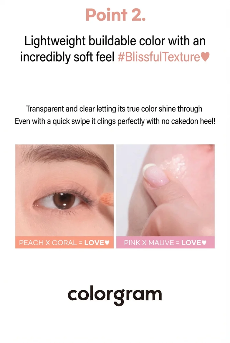 [4colors] COLORGRAM Pin Point Eyeshadow Palette detail 12