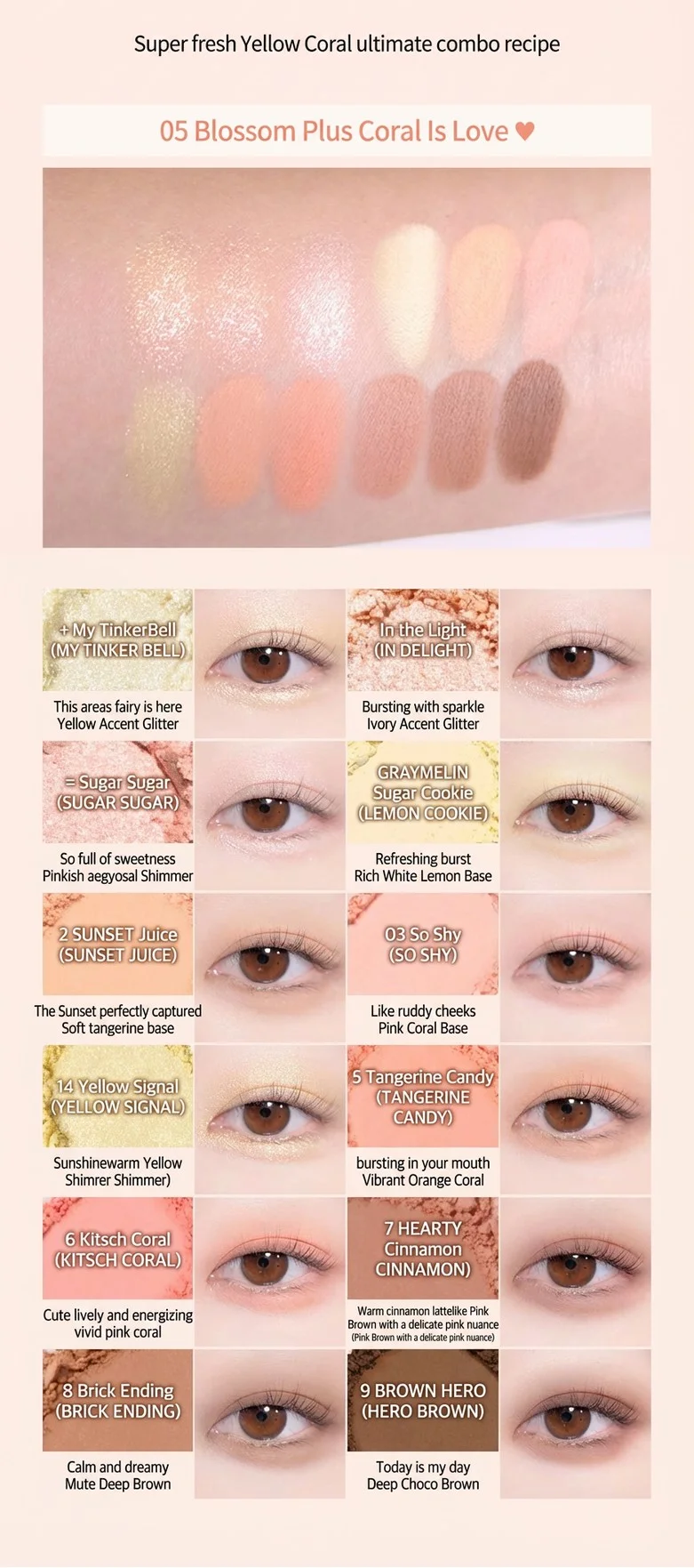 [4colors] COLORGRAM Pin Point Eyeshadow Palette detail 8