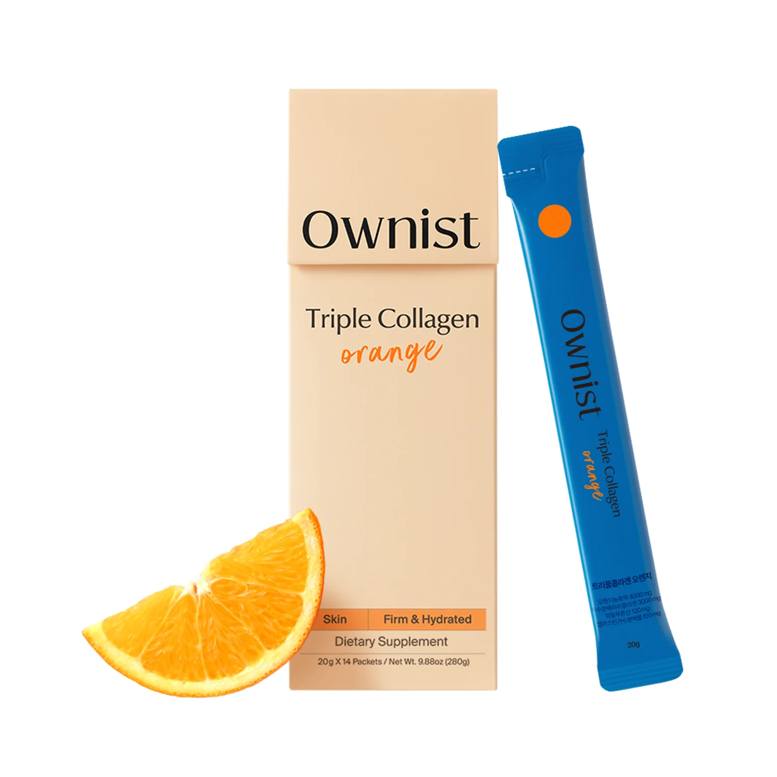 OWNIST Triple Collagen Orange 2-weeks Routine 9.88 oz.(280g) detail 1