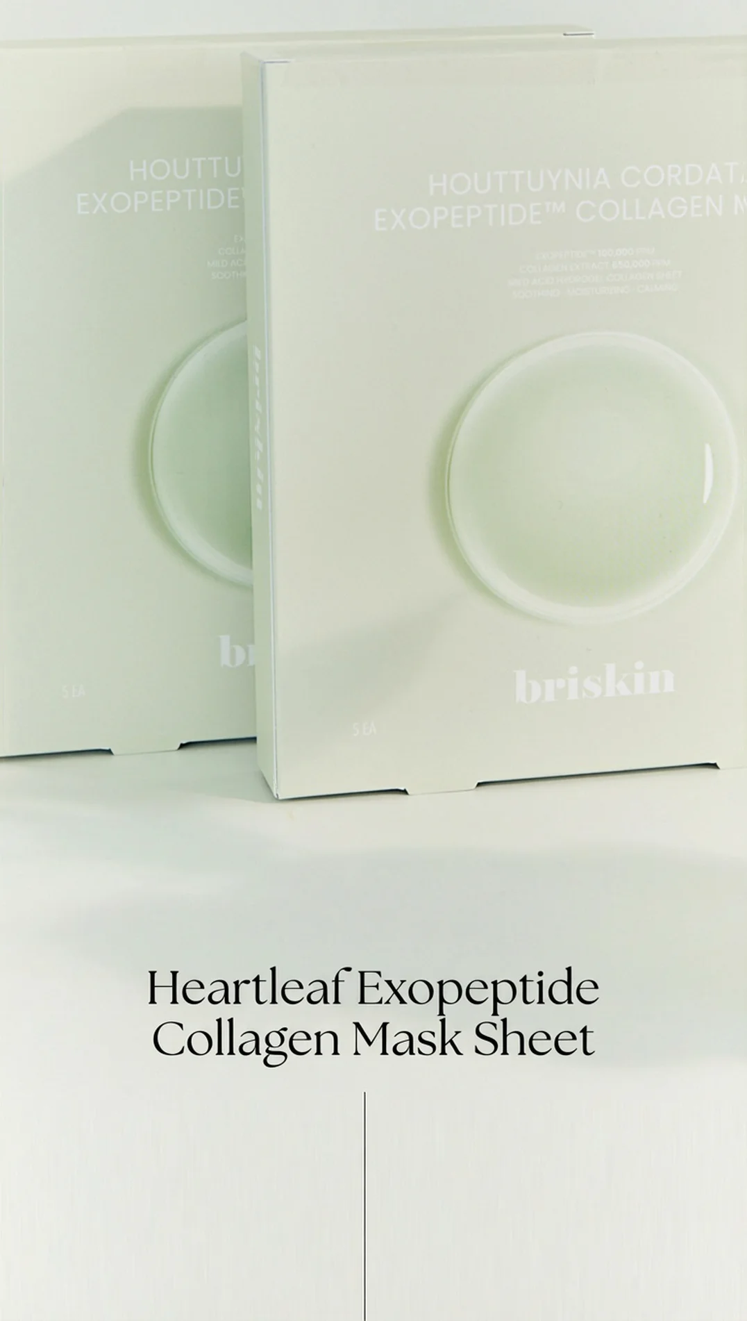briskin Houttuynia Cordata Exopeptide™ Collagen Mask 1.41 oz.(40g) detail 2