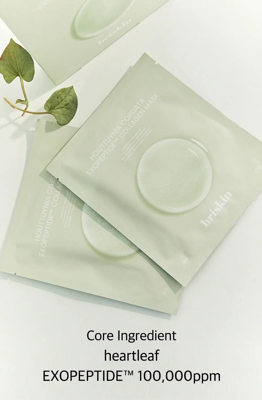 briskin Houttuynia Cordata Exopeptide™ Collagen Mask 1.41 oz.(40g) detail 6