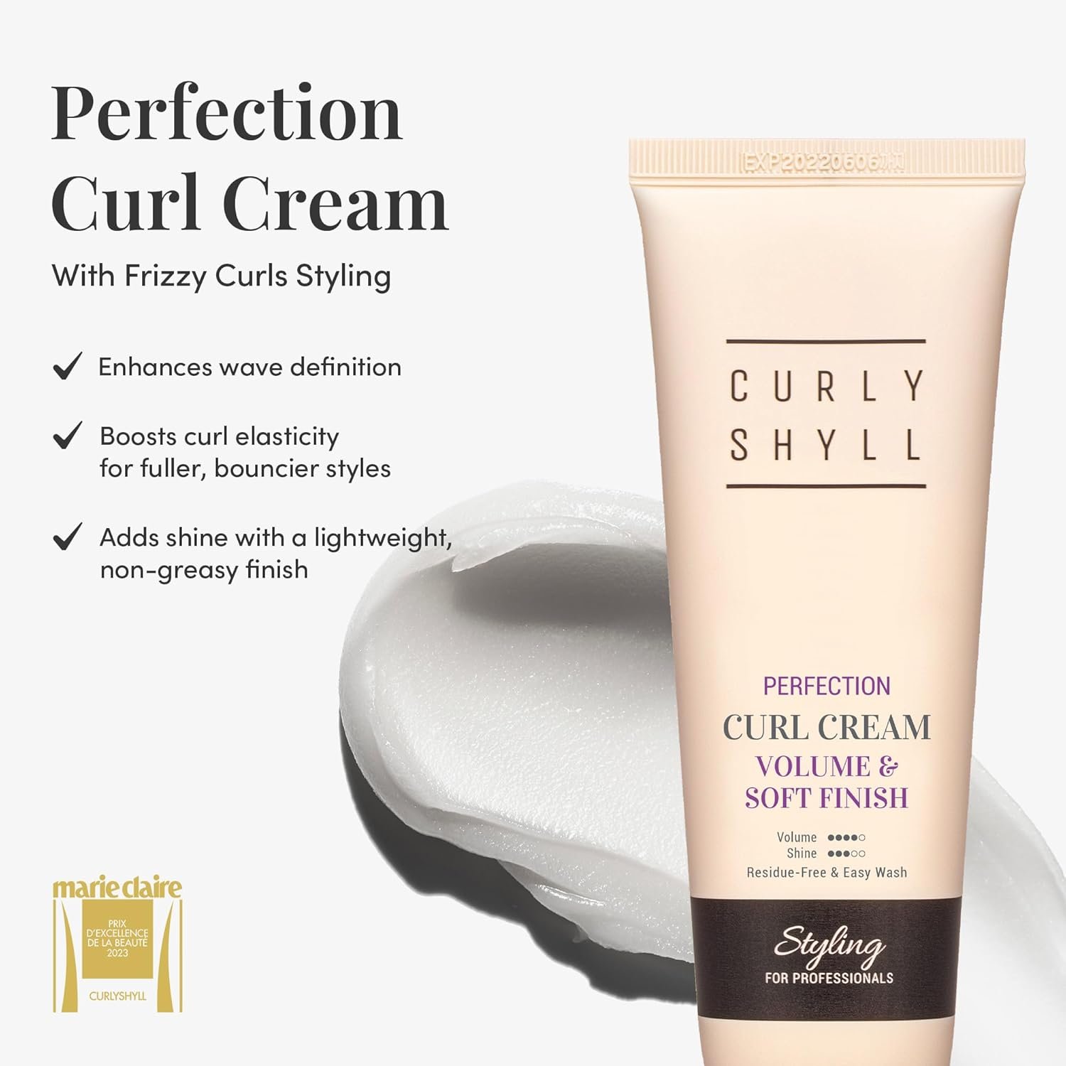 CURLYSHYLL Styling Perfection Curl Cream 5.07 fl. oz.(150ml) detail 2