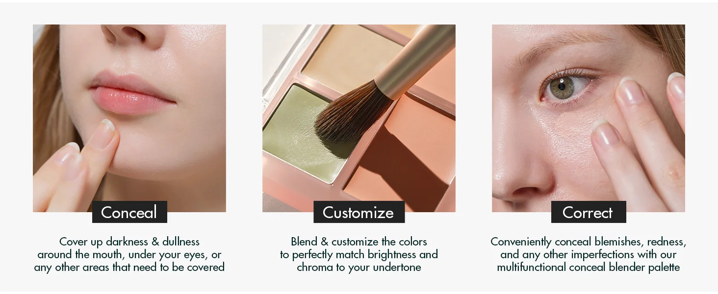 [2colors] LUNA Conceal Blender Palette 0.21 oz.(6g) detail 4