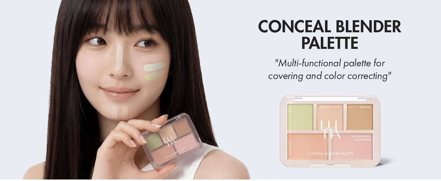 [2colors] LUNA Conceal Blender Palette 0.21 oz.(6g) detail 1