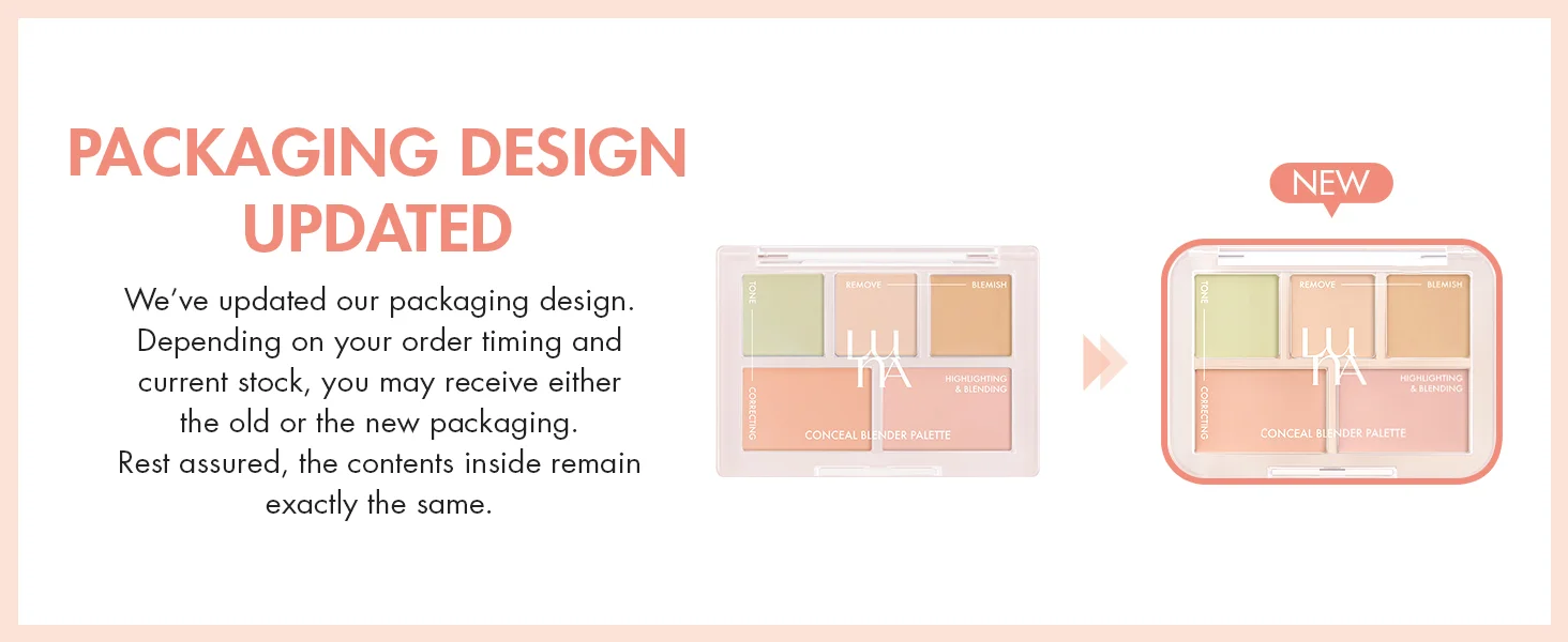 [2colors] LUNA Conceal Blender Palette 0.21 oz.(6g) detail 3