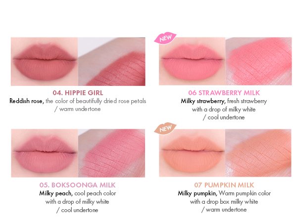 [4colors] AMUSE Lip Smudger 0.01 oz.(0.5g) detail 4