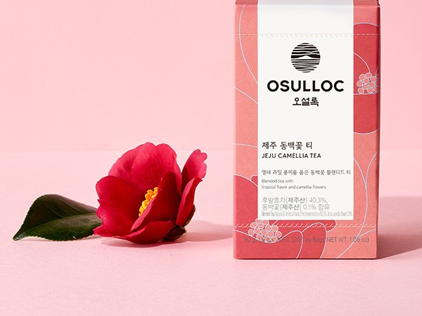 OSULLOC Jeju Camellia Tea 0.07 oz.(2g) x 20ea detail 2