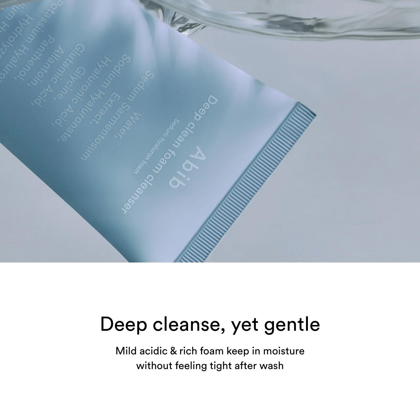 Abib Deep Clean Foam Cleanser Sedum Hyaluron Foam 5.07 fl. oz.(150ml) detail 3