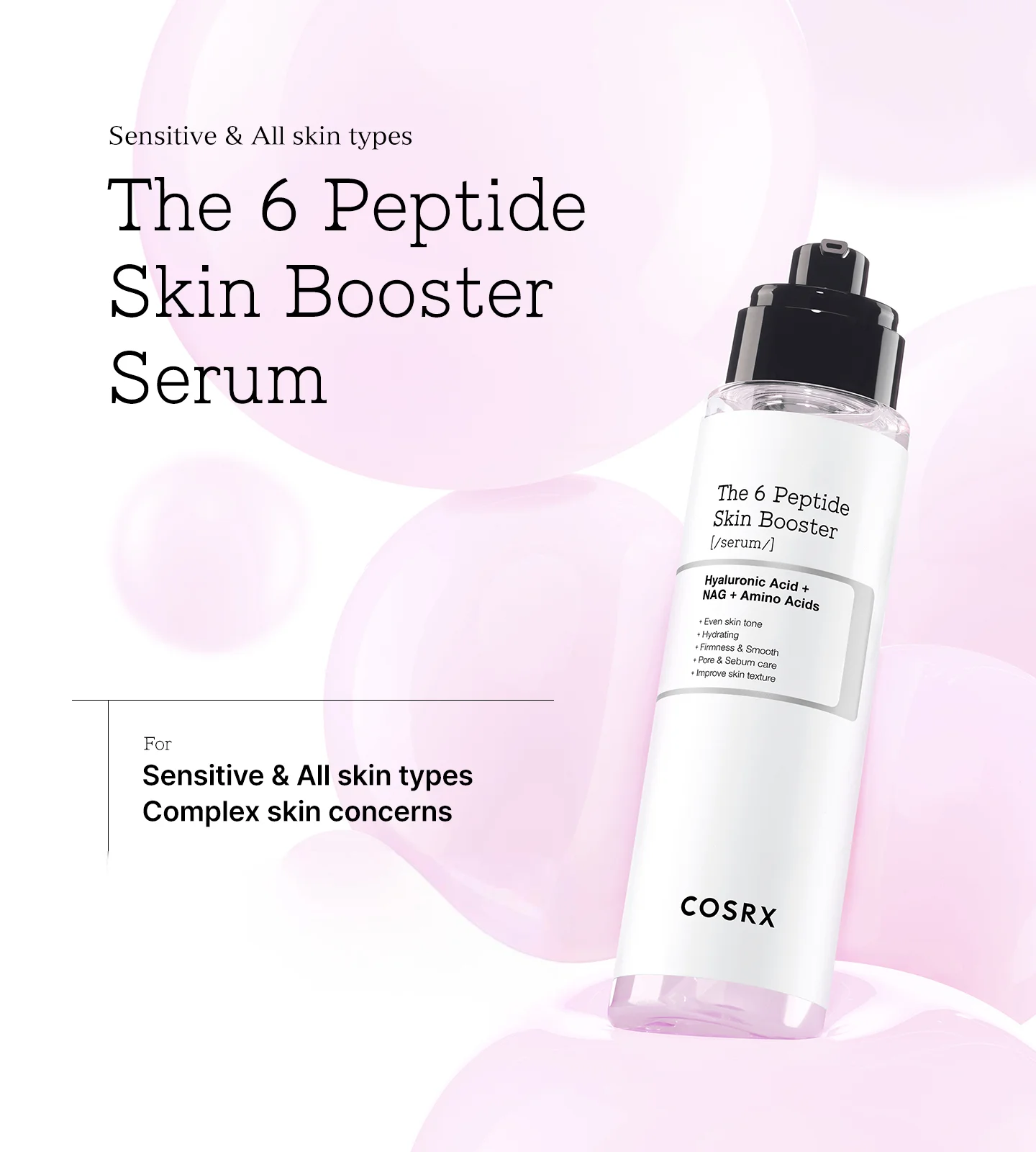 COSRX The 6 Peptide Skin Booster Serum 5.07 fl. oz.(150ml) detail 2