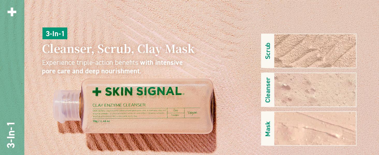 SKIN SIGNAL White Clay Enzyme Cleanser 2.46 oz.(70g) | OLIVE YOUNG US