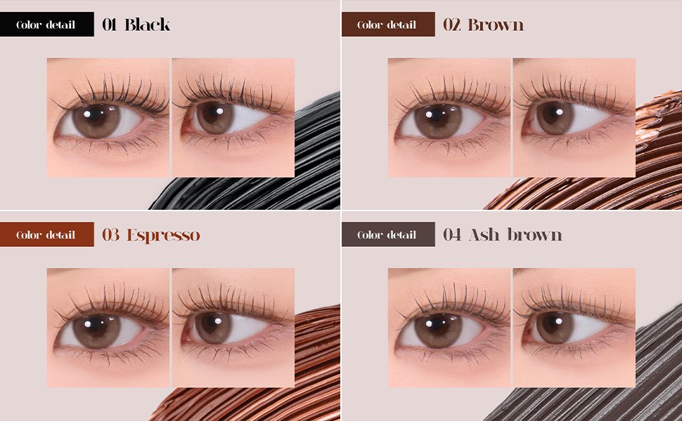 [5colors] Mude Inspire Skinny Curling Mascara 0.101 fl. oz.(3ml) detail 4