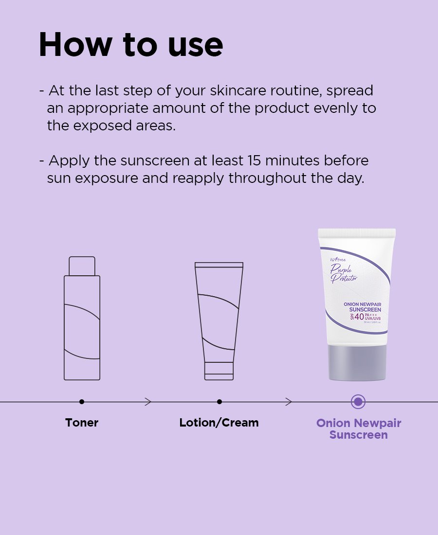 Isntree Onion Newpair Sunscreen 1.69 fl. oz.(50ml) detail 10