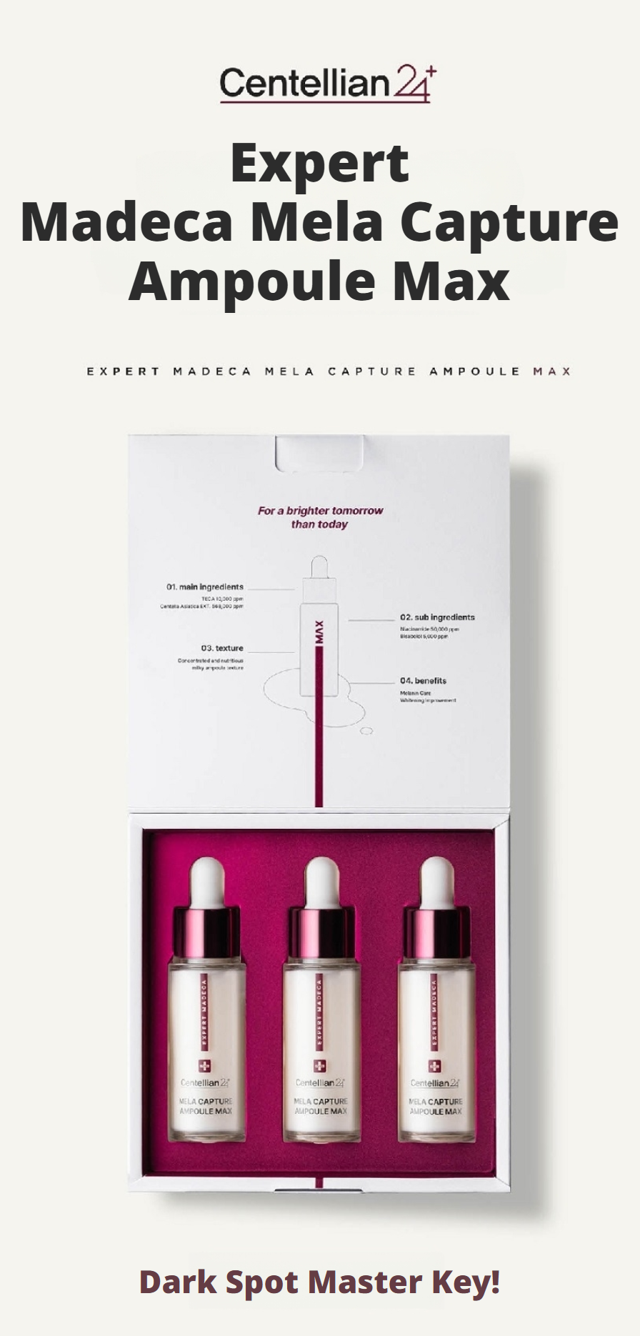 Centellian24 Expert Madeca Mela Capture Ampoule Max Set 0.5 fl. oz