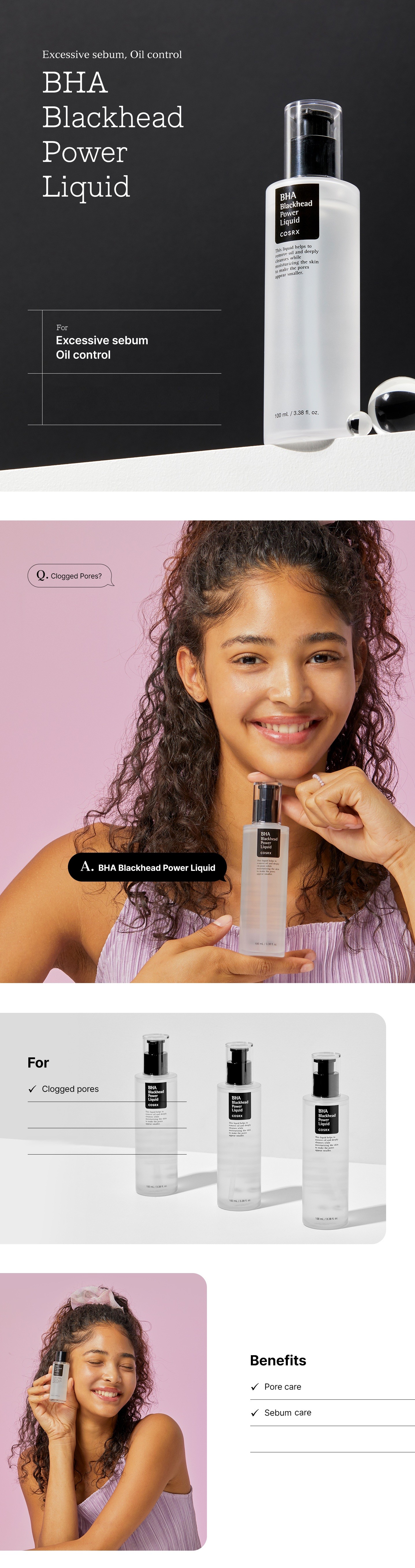 COSRX Bha Blackhead Power Liquid 3.38 fl. oz.(100ml) detail 1