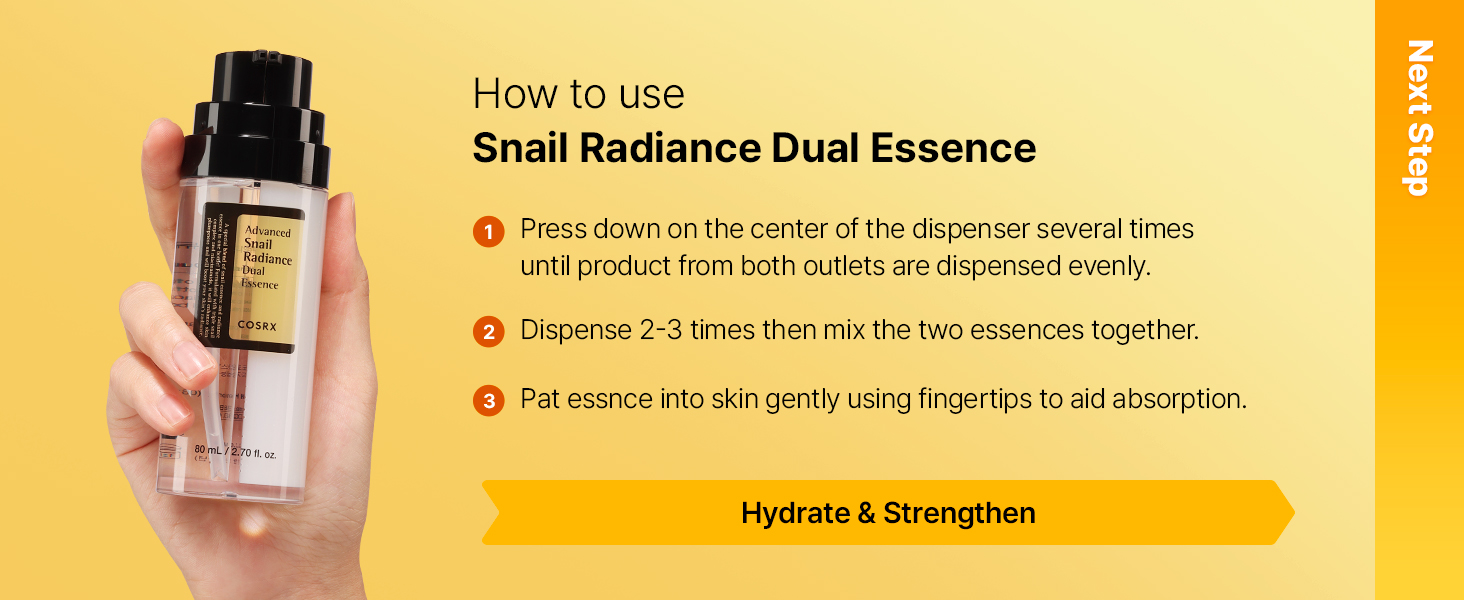 COSRX Advanced Snail Radiance Dual Essence 2.70 fl. oz.(80ml