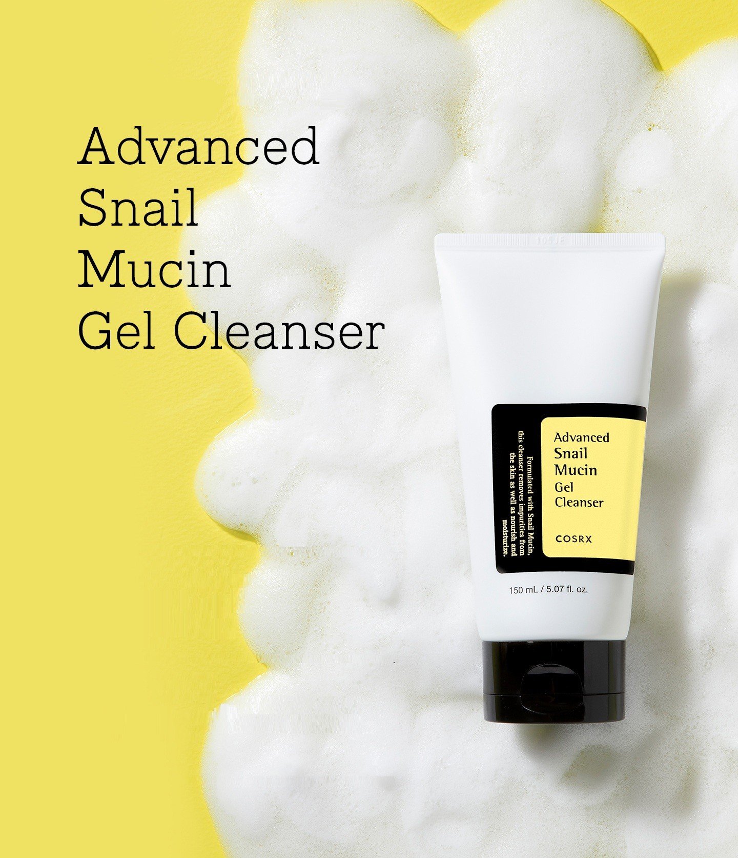 COSRX Advanced Snail Mucin Gel Cleanser 5.07 fl. oz.(150ml) detail 1
