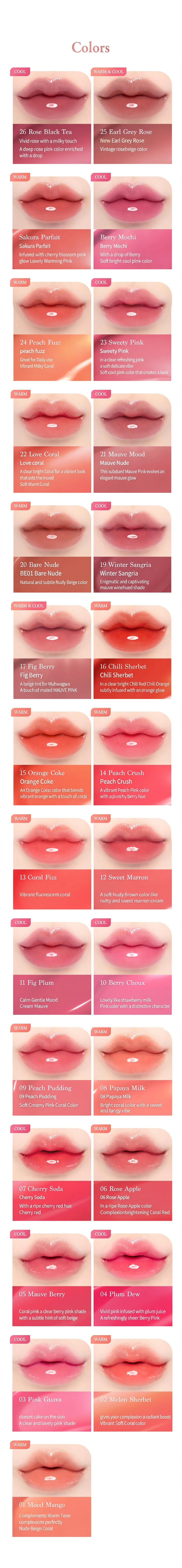 [8colors] dasique Juicy Dewy Tint 0.12 oz.(3.5g) detail 3