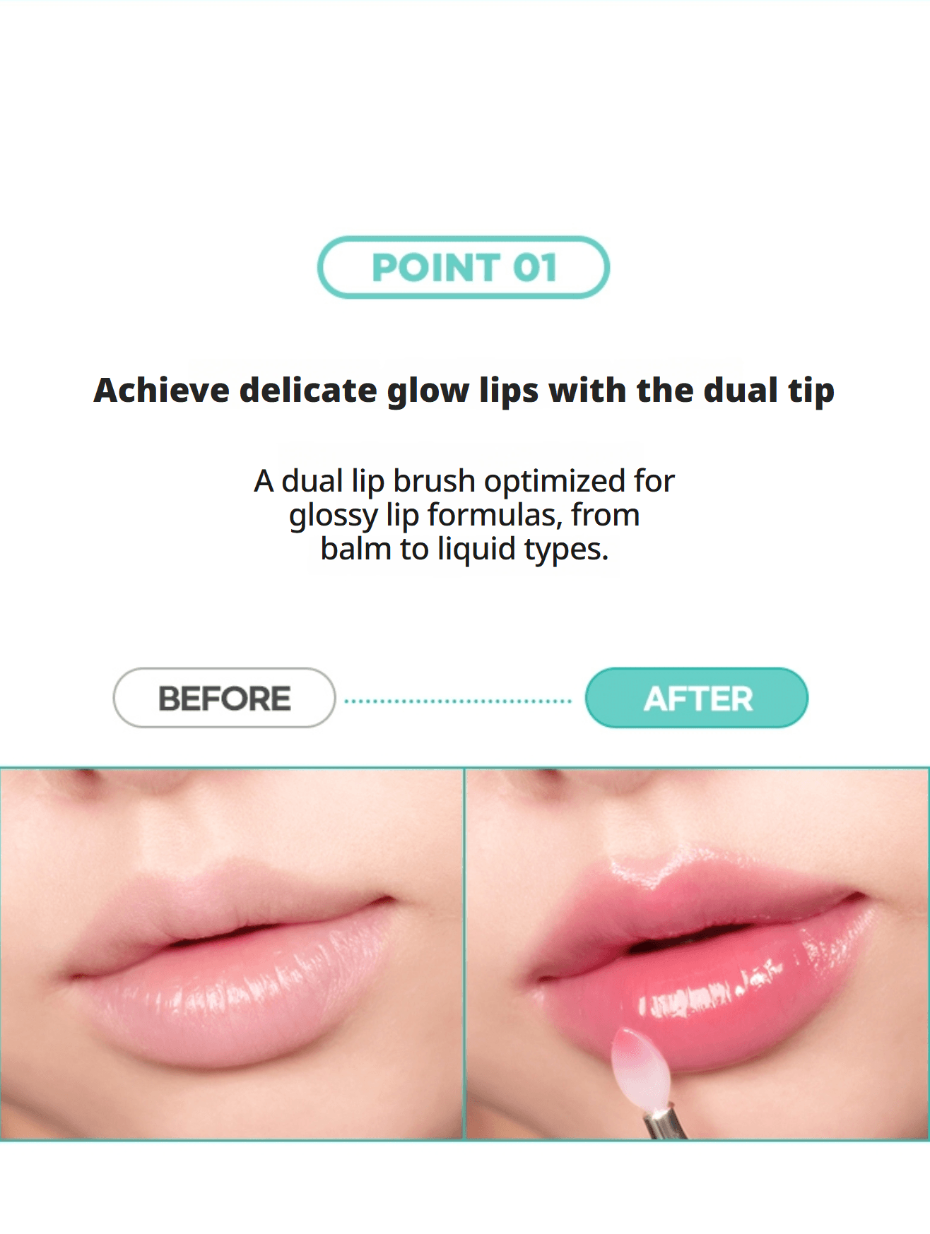 Fillimilli Dual Glowy Lip Brush 933 (1ea) detail 2