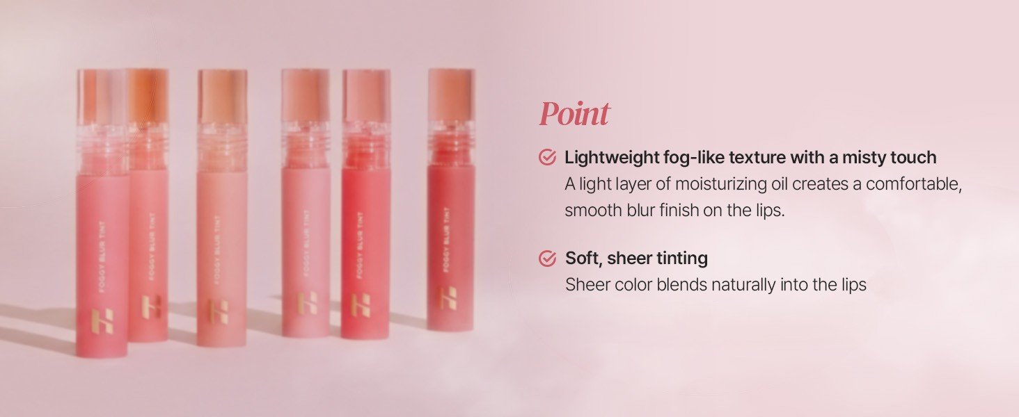 [6colors] Holika Holika Foggy Blur Tint 0.14 oz.(4g) detail 2
