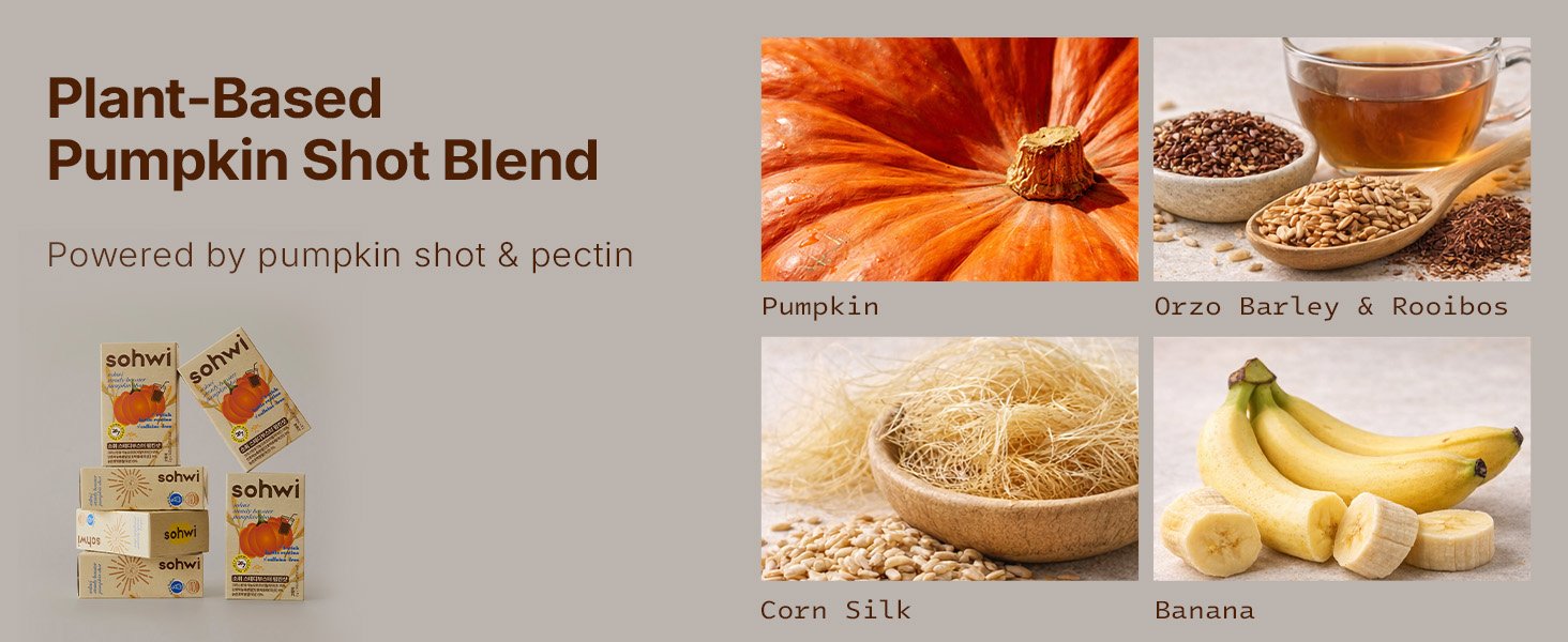 Sohwi Steady Booster Pumpkin Shot 0.1 oz.(3g) x 14ea detail 3