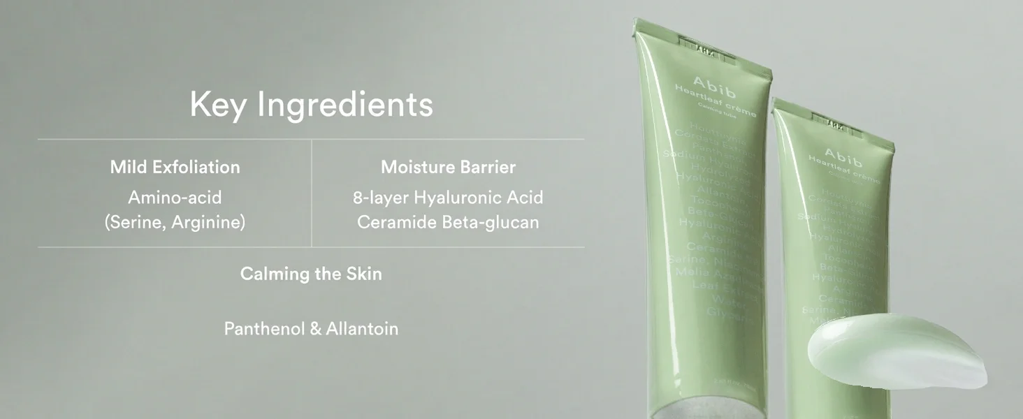 Abib Heartleaf Crème Calming Tube 2.53 fl. oz.(75ml) detail 3