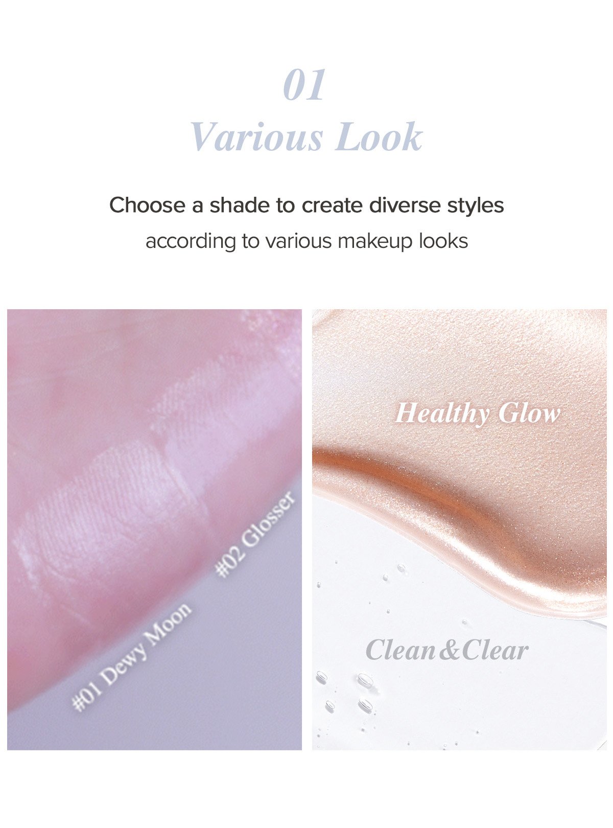 [2colors] GLINT Liquid Highlighter 0.01 oz.(3g) detail 2