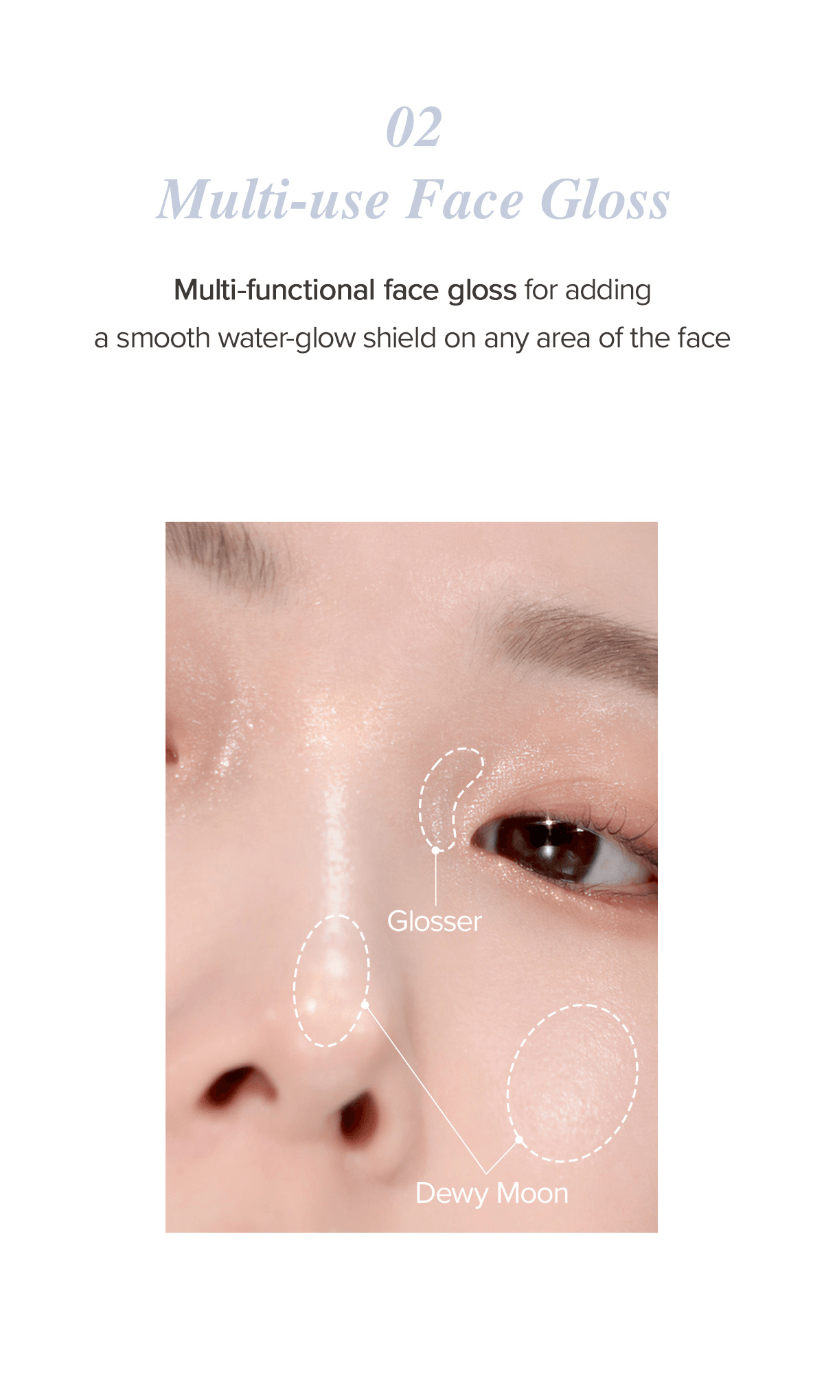 [2colors] GLINT Liquid Highlighter 0.01 oz.(3g) detail 3