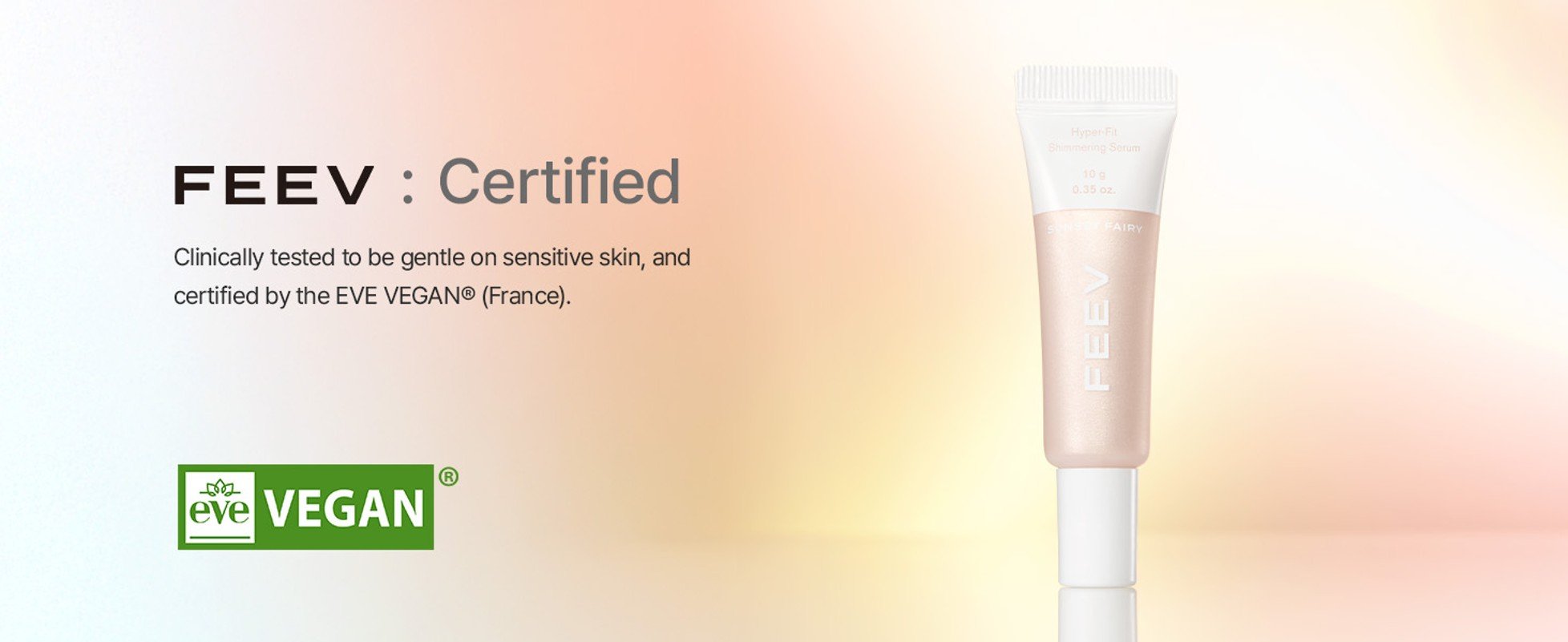 [2colors] FEEV Hyper Fit Shimmering Serum 0.35 oz.(10g) detail 1