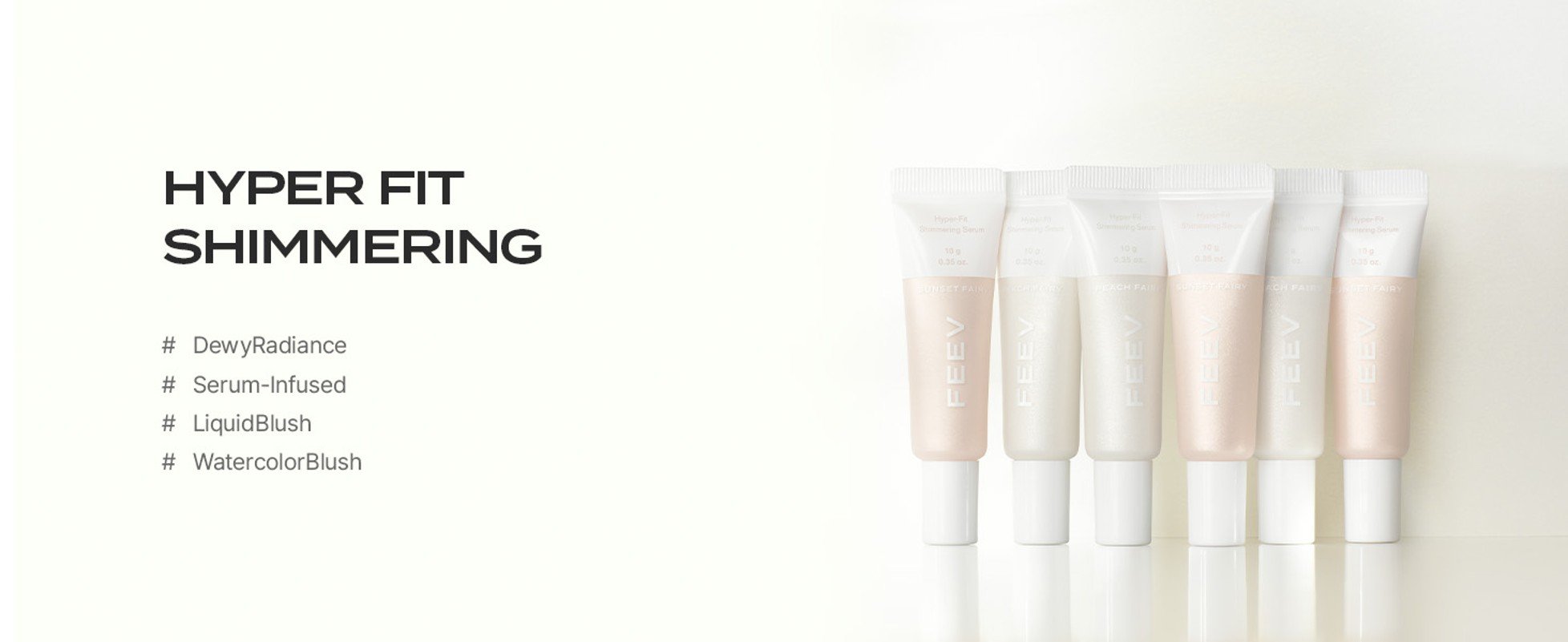 [2colors] FEEV Hyper Fit Shimmering Serum 0.35 oz.(10g) detail 2