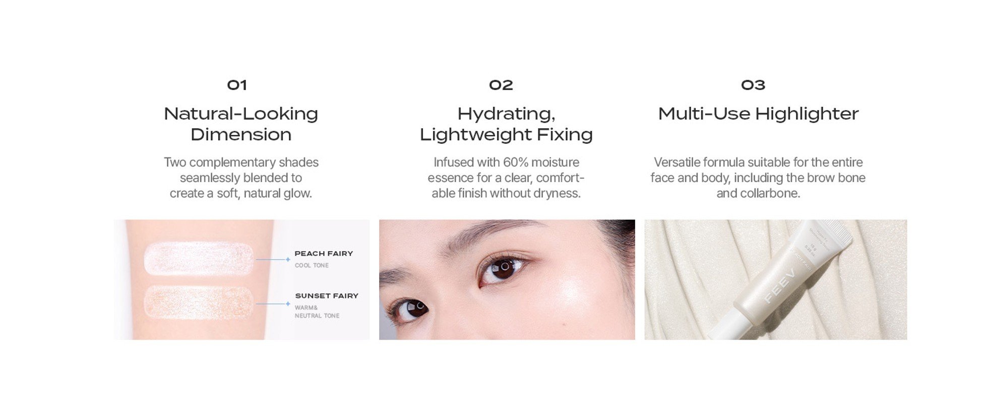 [2colors] FEEV Hyper Fit Shimmering Serum 0.35 oz.(10g) detail 3