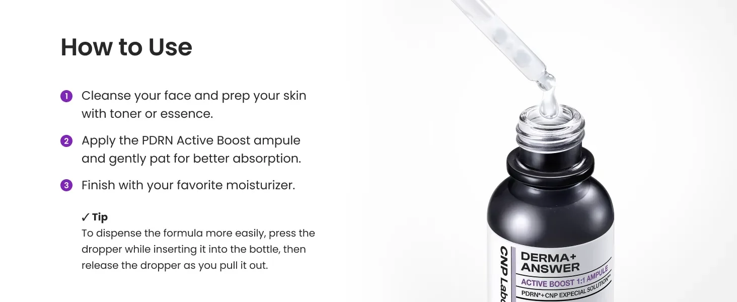 CNP Derma Answer Active Boost Ampule 1.01 fl. oz. (30ml) detail 4