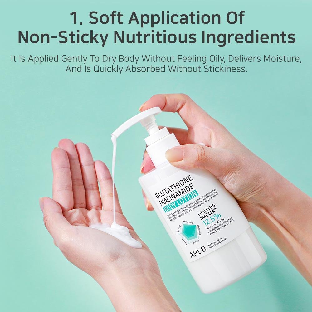 APLB Glutathione Niacinamide Body Lotion 10.14 fl. oz.(300ml) detail 4