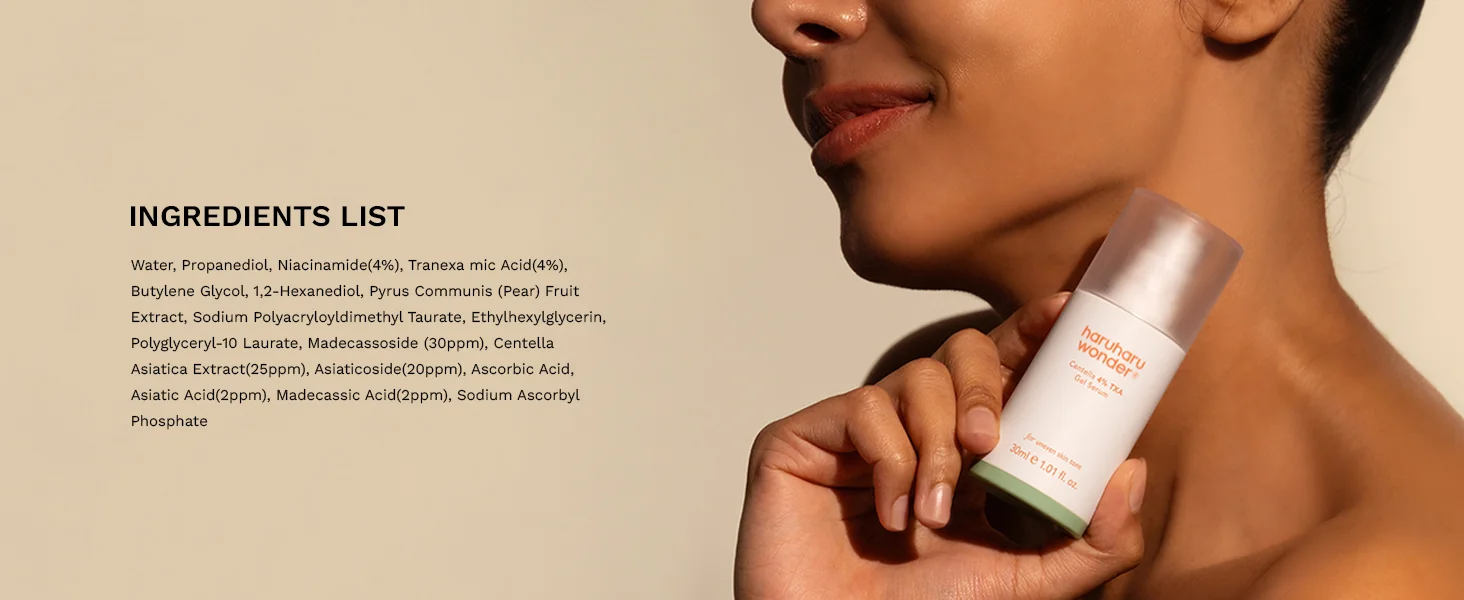 HARUHARU WONDER Centella 4% TXA Gel Serum 1.01 fl. oz.(30ml) detail 5