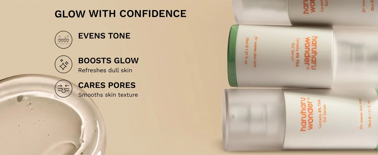 HARUHARU WONDER Centella 4% TXA Gel Serum 1.01 fl. oz.(30ml) detail 3