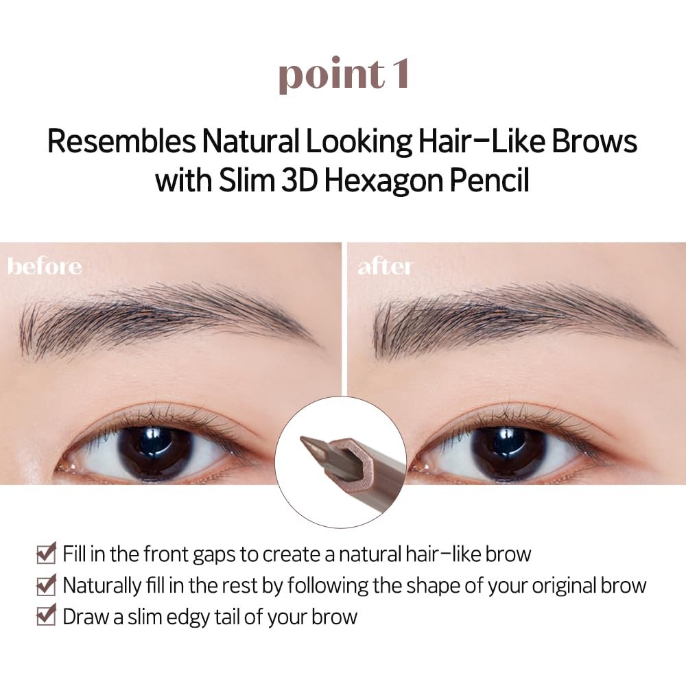[5colors] ETUDE Bare Edge Slim Brow 0.003 oz.(0.1g) detail 2