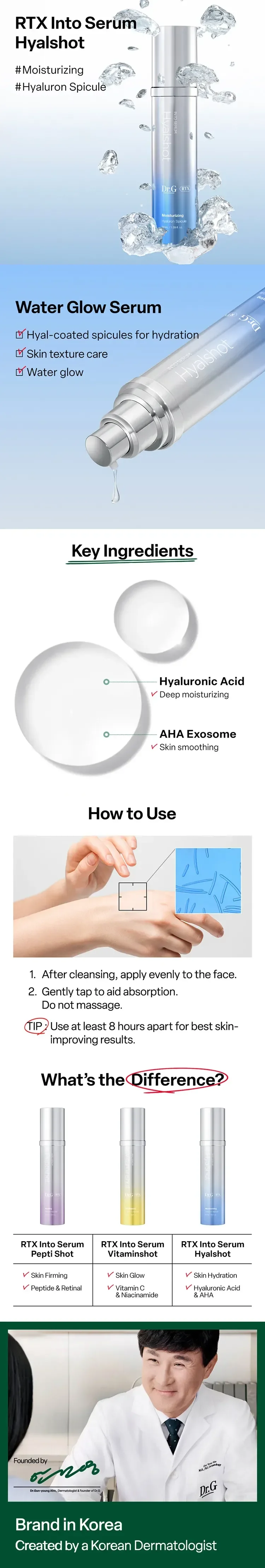 Dr.G RTX Into Serum Hyalshot 1.69 fl. oz.(50ml) detail 2