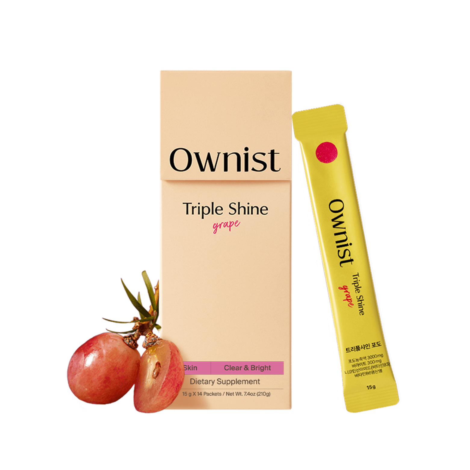 OWNIST Triple Shine Grape 2-weeks Routine 7.4 oz.(210g) detail 1