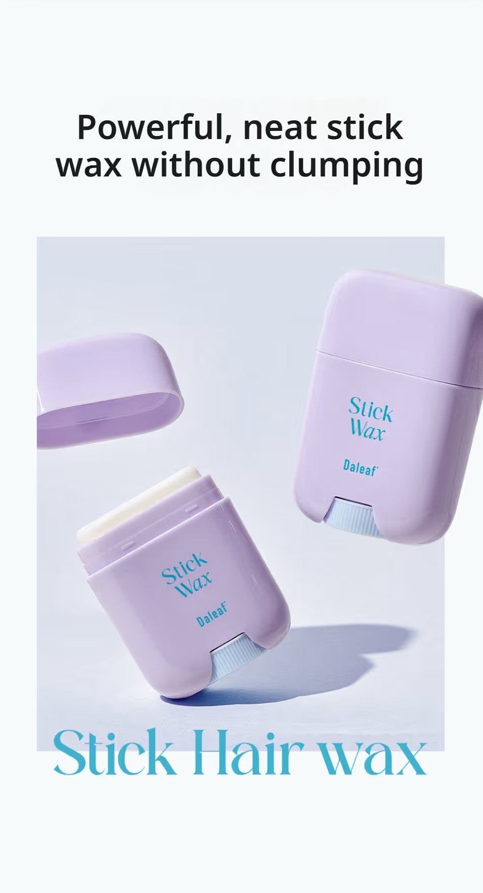 DALEAF Glam Stick Hair Wax 0.54 oz.(16g) detail 3