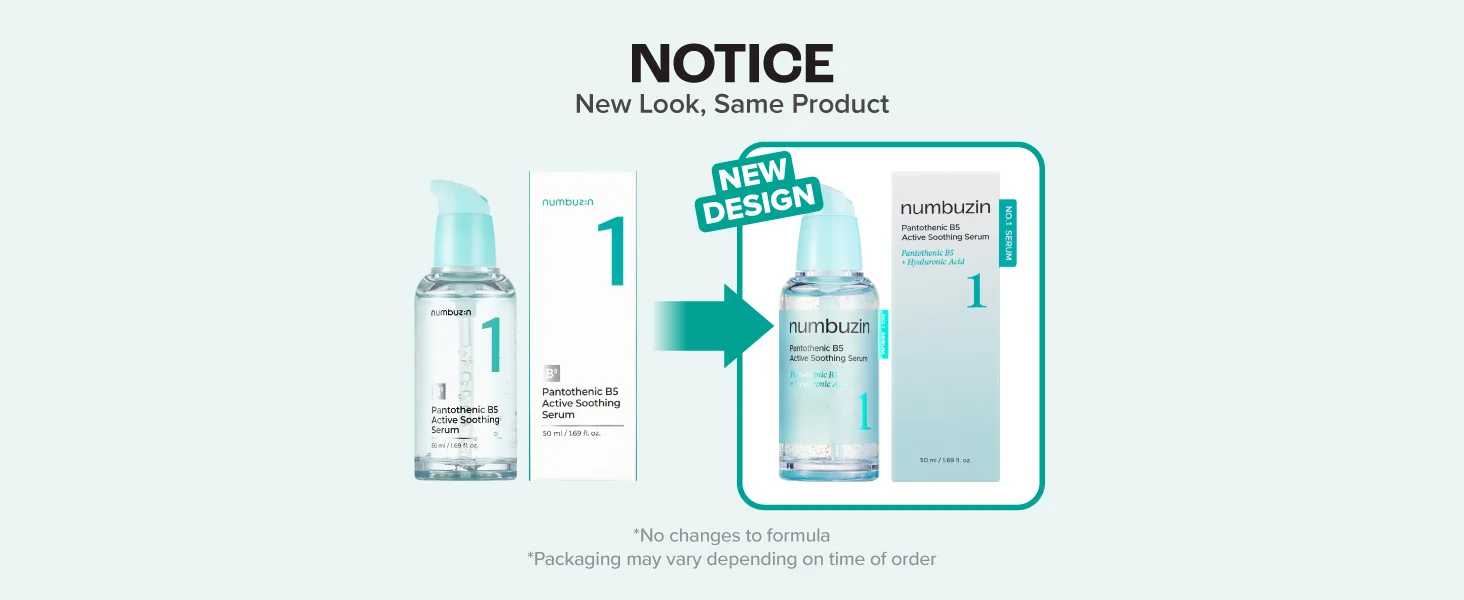 numbuzin No.1 Pantothenic B5 Active Soothing Serum 1.69 fl. oz.(50ml) detail 1