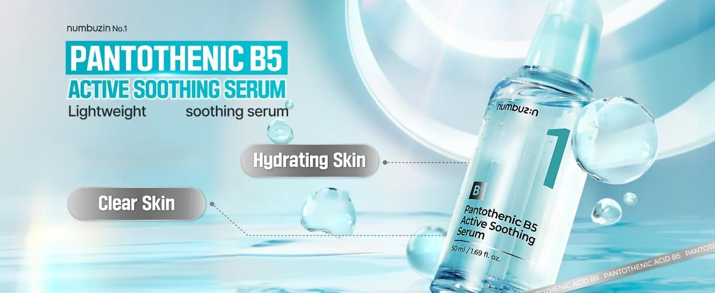 numbuzin No.1 Pantothenic B5 Active Soothing Serum 1.69 fl. oz.(50ml) detail 3