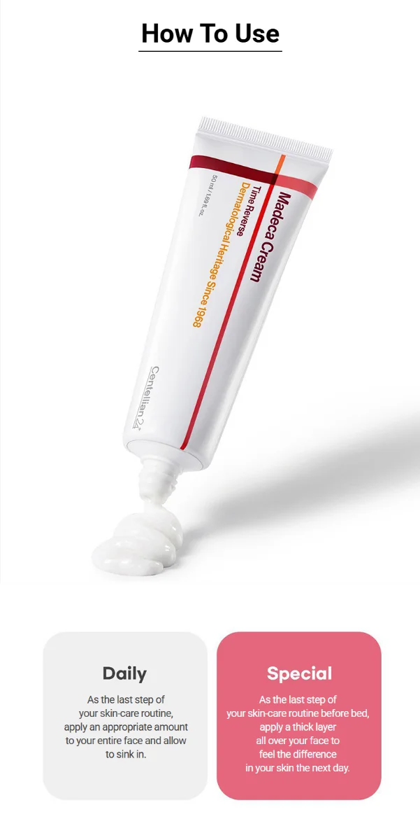 Centellian24 Madeca Cream Time Reverse Set 1.69 fl. oz.(50ml) x 2ea, 0.50 fl. oz.(15ml) x 2ea detail 2