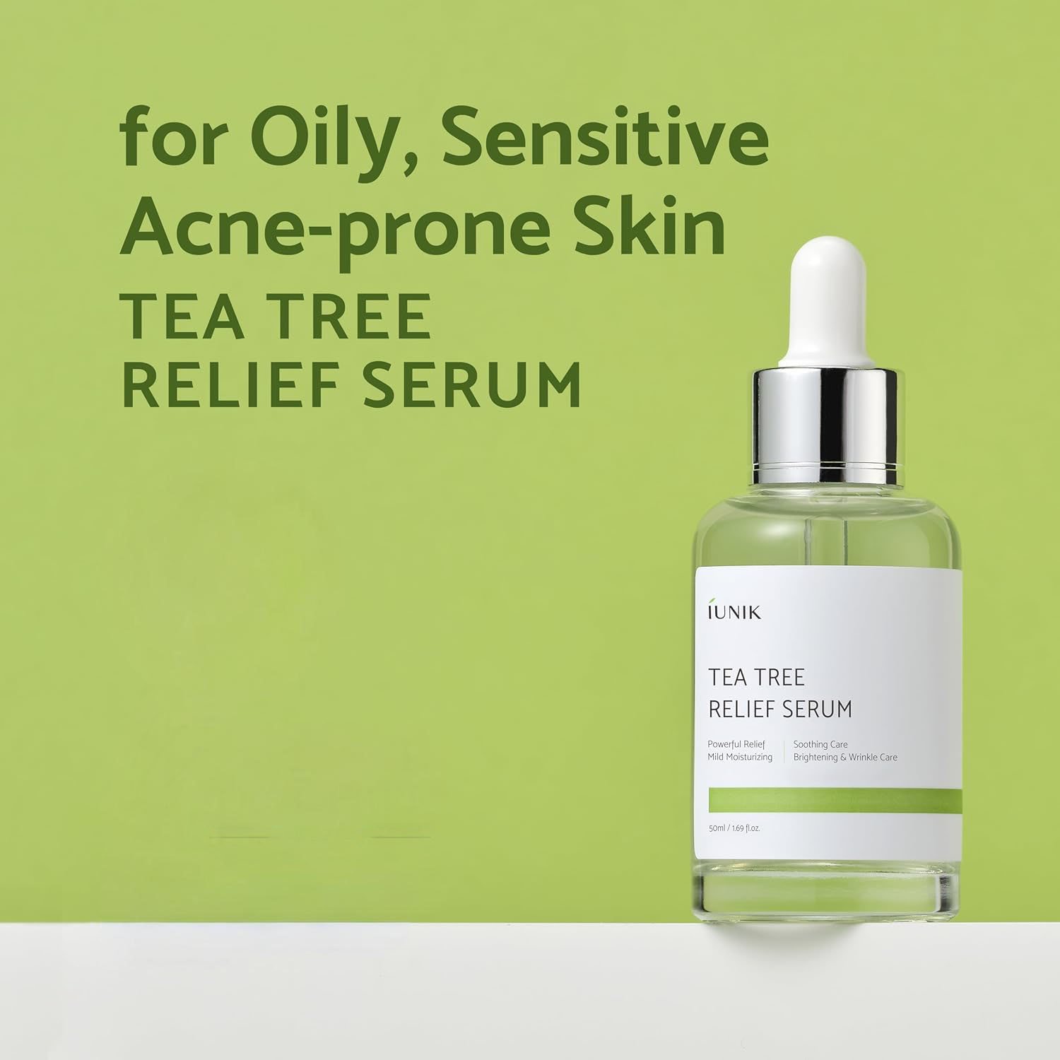 IUNIK Tea Tree Relief Serum 1.69 fl. oz.(50ml) detail 1